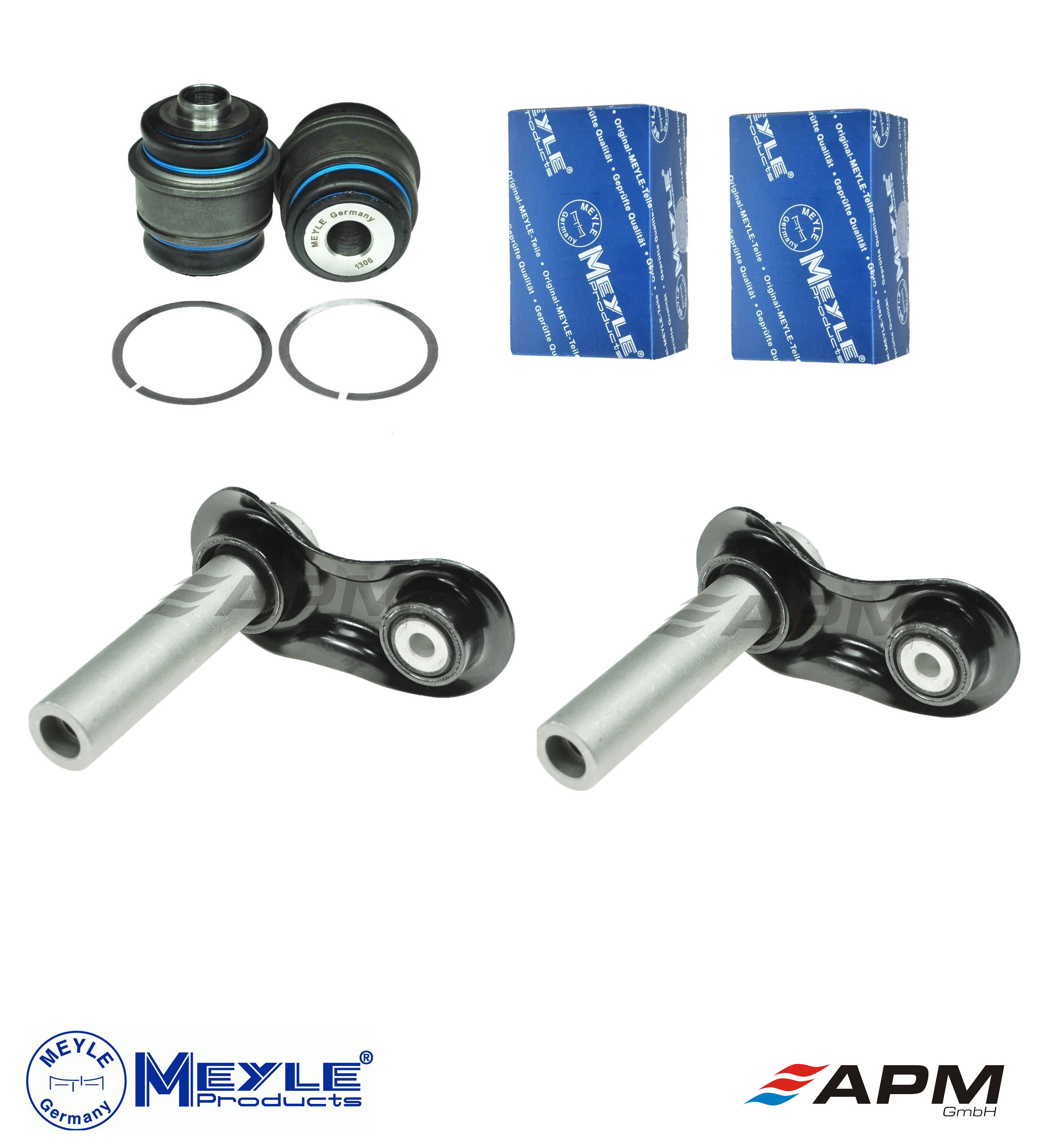 BMW 5ER E39 E60 E61 X5 E53 KUGELGELENK LAGERUNG BUCHSE INTEGRALLENKER HINTEN SET